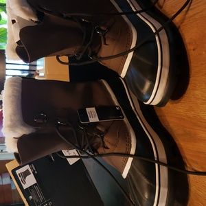 SOREL Caribou Waterproof Brown Snow boots Men's 11